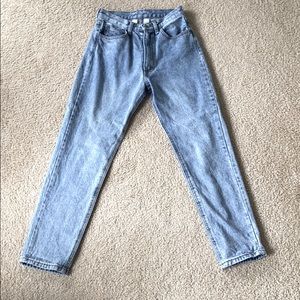 Straight leg jeans